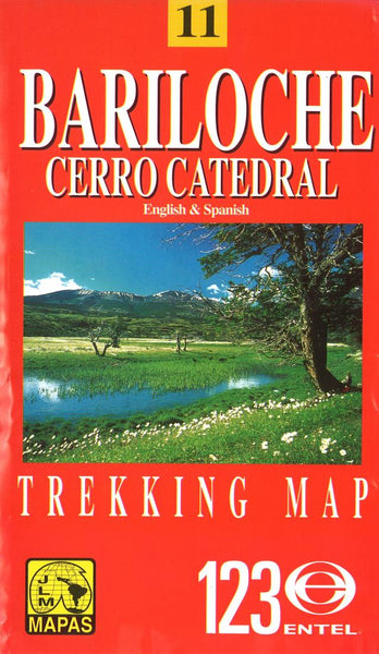 Buy map Bariloche and Cerro Catedral, Chile by Juan Luis Mattassi Alonso