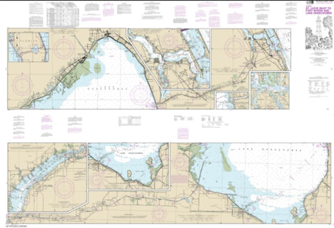 Buy map Okeechobee Waterway St. Lucie Inlet to Fort Myers; Lake Okeechobee (11428-36) by NOAA