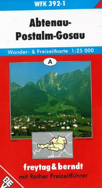 Buy map Abtenau, Postalm and Gosau, WFK 392-1 by Freytag-Berndt und Artaria