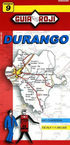 Buy map Durango, Mexico, State Map by Guia Roji