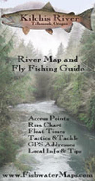 Buy map Kilchis River OR River Map and Fly Fishing Guide