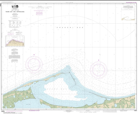 Buy map Peard Bay and approaches (16084-8) by NOAA