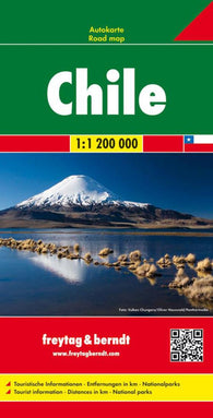 Buy map Chile by Freytag-Berndt und Artaria