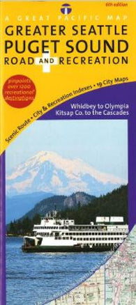 Buy map Puget Sound, Road & Recreation by Great Pacific Recreation & Travel Maps
