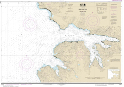 Buy map Makushin Bay (16517-7) by NOAA