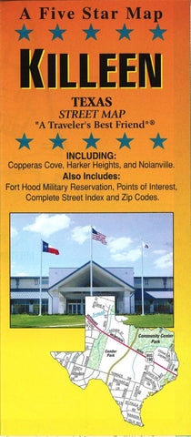 Buy map Killeen, Texas by Five Star Maps, Inc.