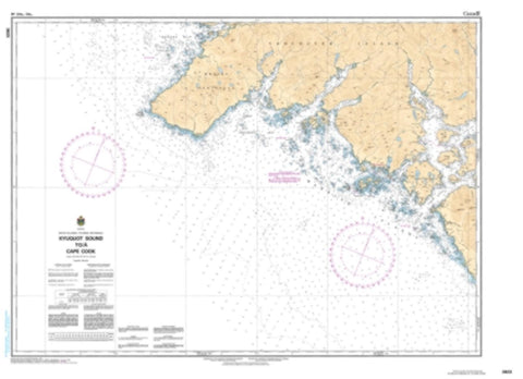 Buy map Kyuquot Sound to/a Cape Cook by Canadian Hydrographic Service
