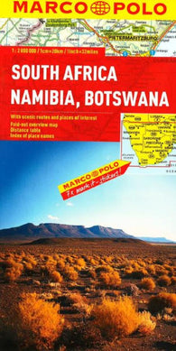 Buy map South Africa, Namibia and Botswana by Marco Polo Travel Publishing Ltd