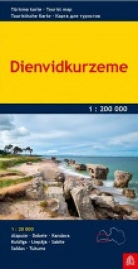 Buy map Dienvidkurzeme : trisma karte 1:200 000 = Dienvidkurzeme : tourist map 1:200 000