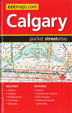 Buy map Calgary AB Pocket Street Atlas by Canadian Cartographics Corporation