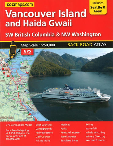 Buy map Vancouver Island and Haida Gwaii Back Road Atlas by Canadian Cartographics Corporation