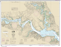Buy map James River  Jamestown Island to Jordan Point (12251-24) by NOAA