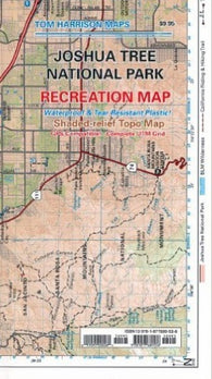 Buy map Joshua Tree National Park, California by Tom Harrison Maps