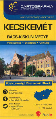 Buy map Kecskemet - Bács-Kiskun Megye : várostérkép-sorozat : 1:15 000