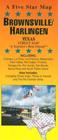 Buy map Brownsville and Harlingen, Texas by Five Star Maps, Inc.