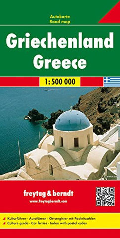 Buy map Greece by Freytag-Berndt und Artaria