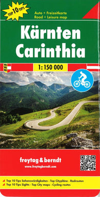 Buy map Carinthia, Road, Cycling and Leisure by Freytag-Berndt und Artaria