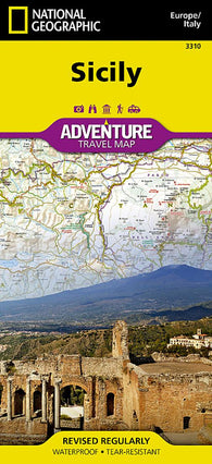 Buy map Sicily, Italy Adventure Map 3310