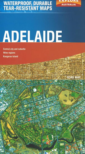 Buy map Adelaide, Australia by Explore Australia