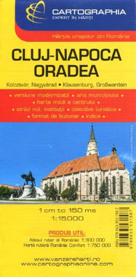 Buy map Cluj-Napoca : Oradea City Map