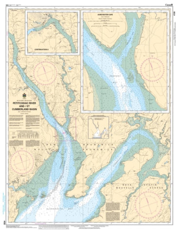 Buy map Petitcodiac River and/et Cumberland Basin by Canadian Hydrographic Service
