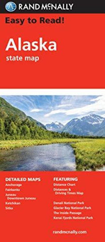 Buy map Alaska Easy to Read Folded Map