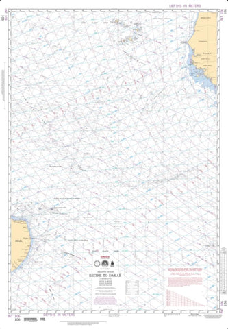 Buy map Recife To Dakar (NGA-106-1) by National Geospatial-Intelligence Agency