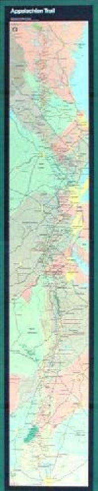 Buy map Appalachian Trail poster map (small 9+1/2 x 48)