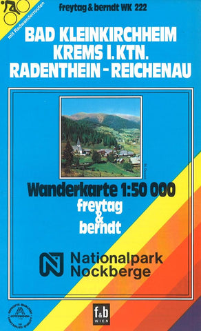 Buy map Bad Kleinkirchheim, Krems, Radenthein, Reichenau, WK 222 by Freytag-Berndt und Artaria