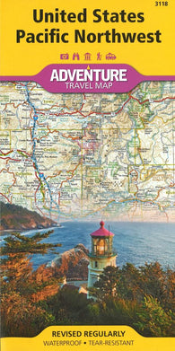Buy map U.S. Pacific Northwest Adventure Map 3118 by National Geographic Maps