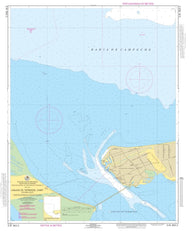 Buy map Laguna de Terminos Entrada Oeste by Secretaria de Marina