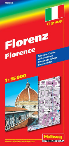 Buy map Florence, Italy by Hallwag