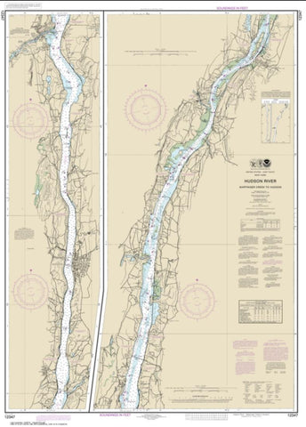 Buy map Hudson River Wappinger Creek to Hudson (12347-31) by NOAA