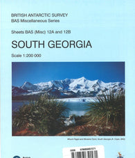 Buy map South Georgia (12A and 12B) by British Antarctic Survey