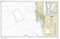 Buy map Approaches to San Diego Bay; Mission Bay (18765-17) by NOAA