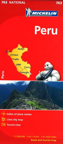 Buy map Peru (763) by Michelin Maps and Guides
