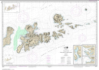 Buy map Atka Pass to Adak Strait; Three Arm Bay, Adak Island; Kanaga Bay, Kanaga Island; Chapel Roads and Chapel Cove, Adak Island (16471-12) by NOAA