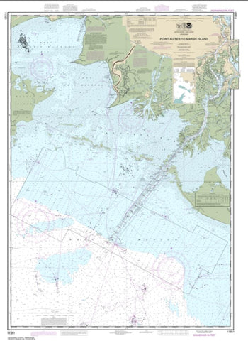 Buy map Point au Fer to Marsh Island (11351-43) by NOAA