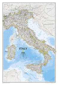 Buy map Italy Classic Wall Map [Laminated]