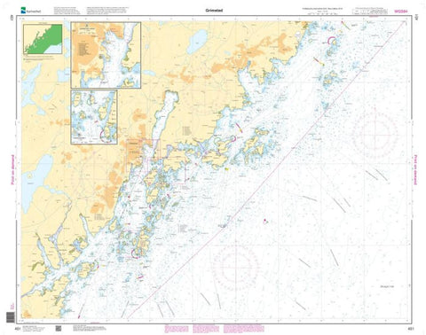 Buy map GRIMSTAD (451) by Kartverket