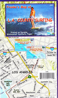 Buy map California Map, L.A. County Surf, folded, 2007 by Frankos Maps Ltd.