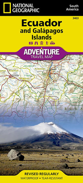 Buy map Ecuador and Galapagos Adventure Map 3403