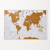 Buy map Scratch the World - Small (17 x 22)