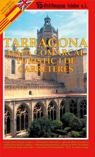 Buy map Tarragona : mapa comarcal turistic i de carreteres
