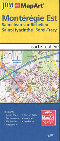 Buy map Montérégie Est et la region carte routière