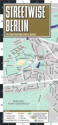 Buy map Streetwise Berlin : city center street map of Berlin, Germany