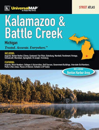 Buy map Kalamazoo and Battle Creek, MI, Street Atlas by Kappa Map Group