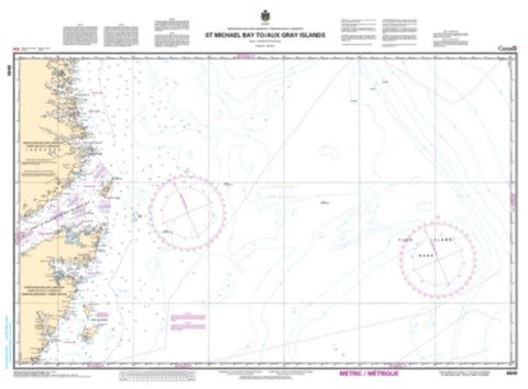 Buy map St. Michael Bay to/aux Gray Islands by Canadian Hydrographic Service