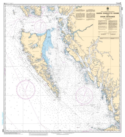 Buy map Queen Charlotte Sound to/a Dixon Entrance by Canadian Hydrographic Service