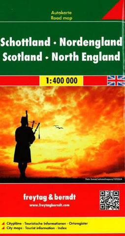 Buy map Scotland and North England by Freytag-Berndt und Artaria
